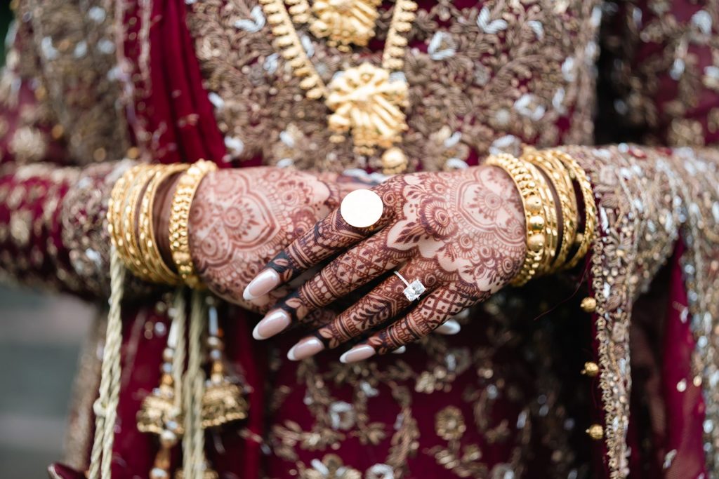 Bride Sehar during Baraat in Toronto