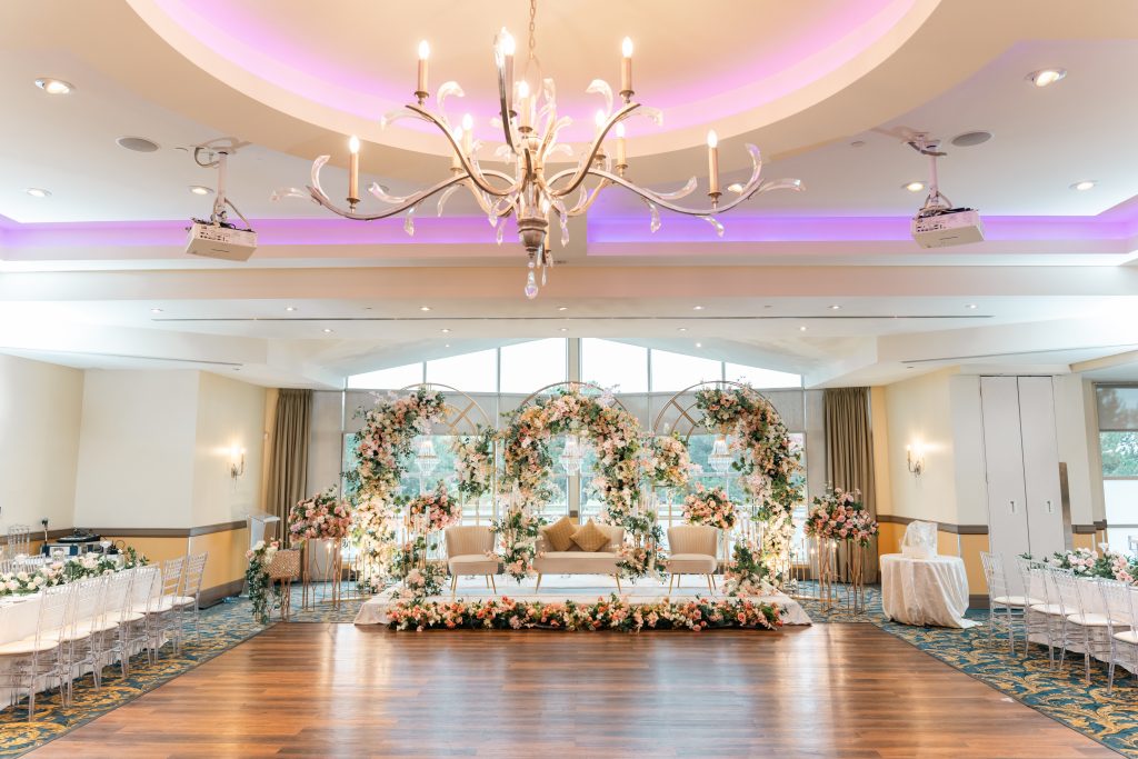 Muslim Nikkah ceremony hall decor Brampton