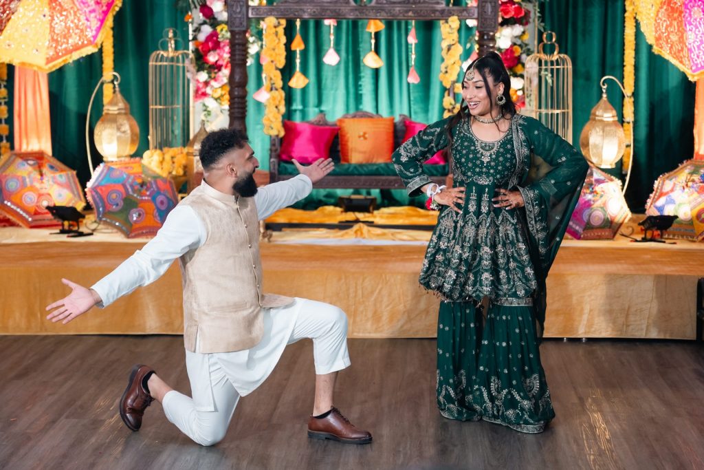 Sehar & Hassan Dundurn Castle Historic Stone Backdrop Portrait