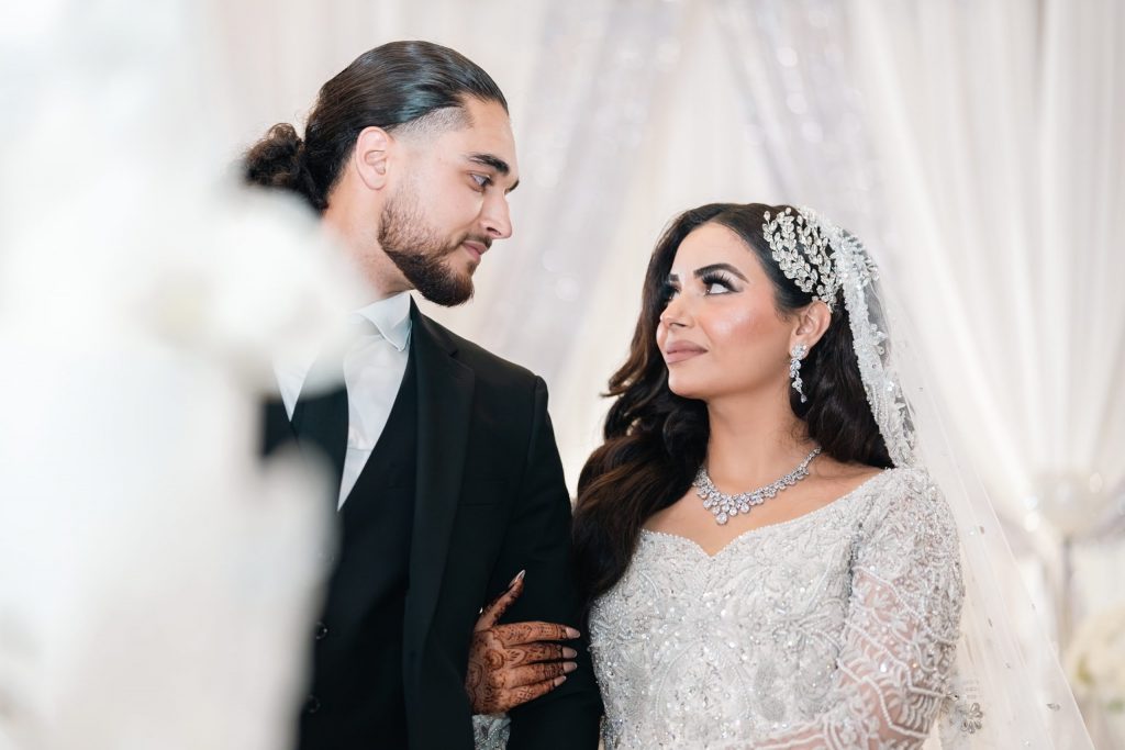 Sehar & Hassan Dundurn Castle Stone Architecture Wedding Portrait