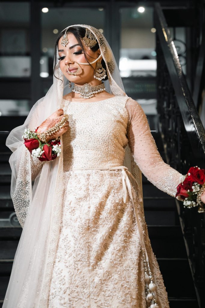Sehar in Bridal Portrait Pakistani Lebanese Wedding