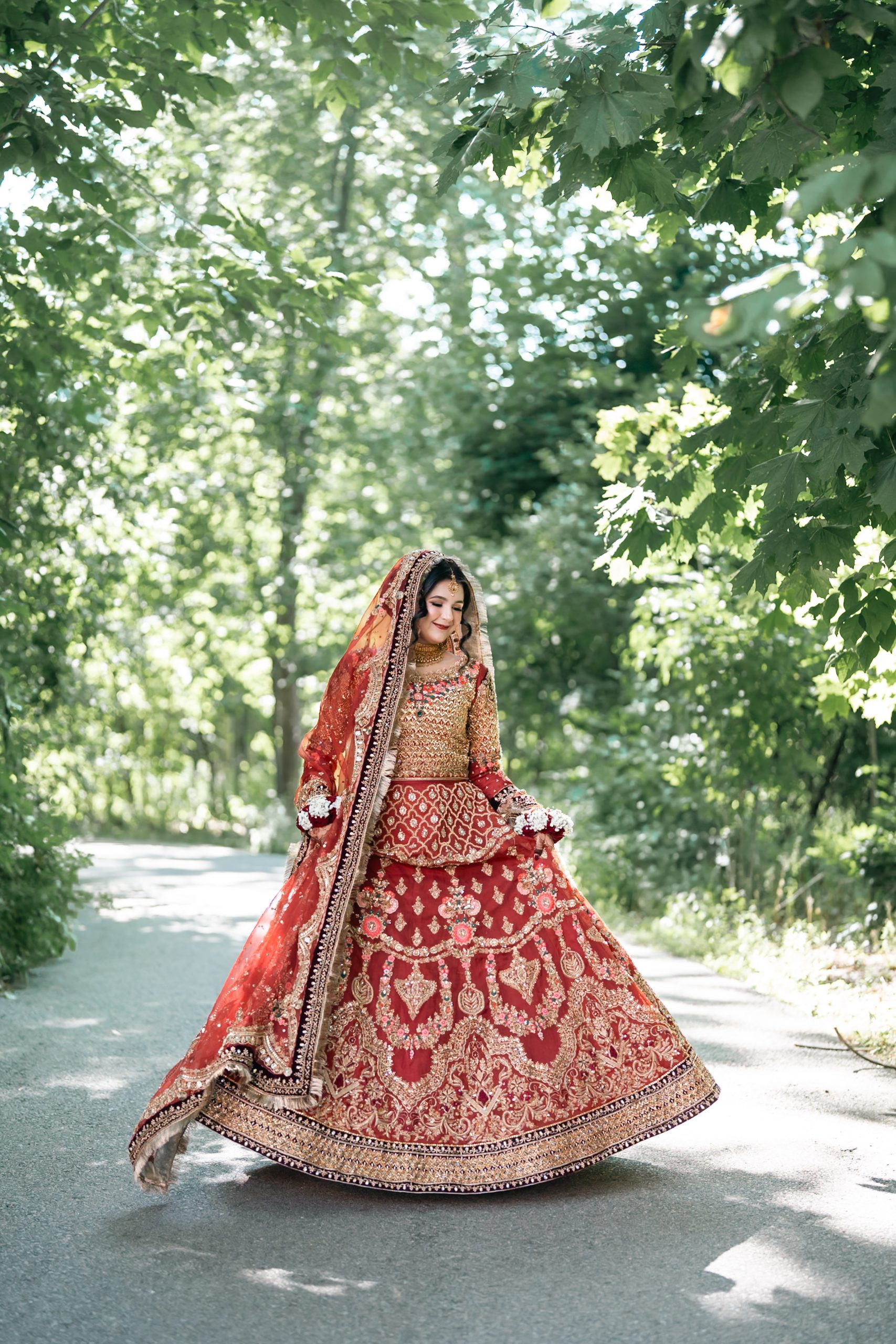 muslim wedding bridal dress​