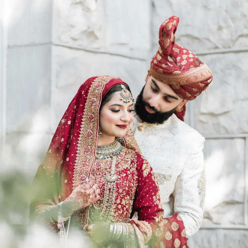 Couple in Nikah Ceremony