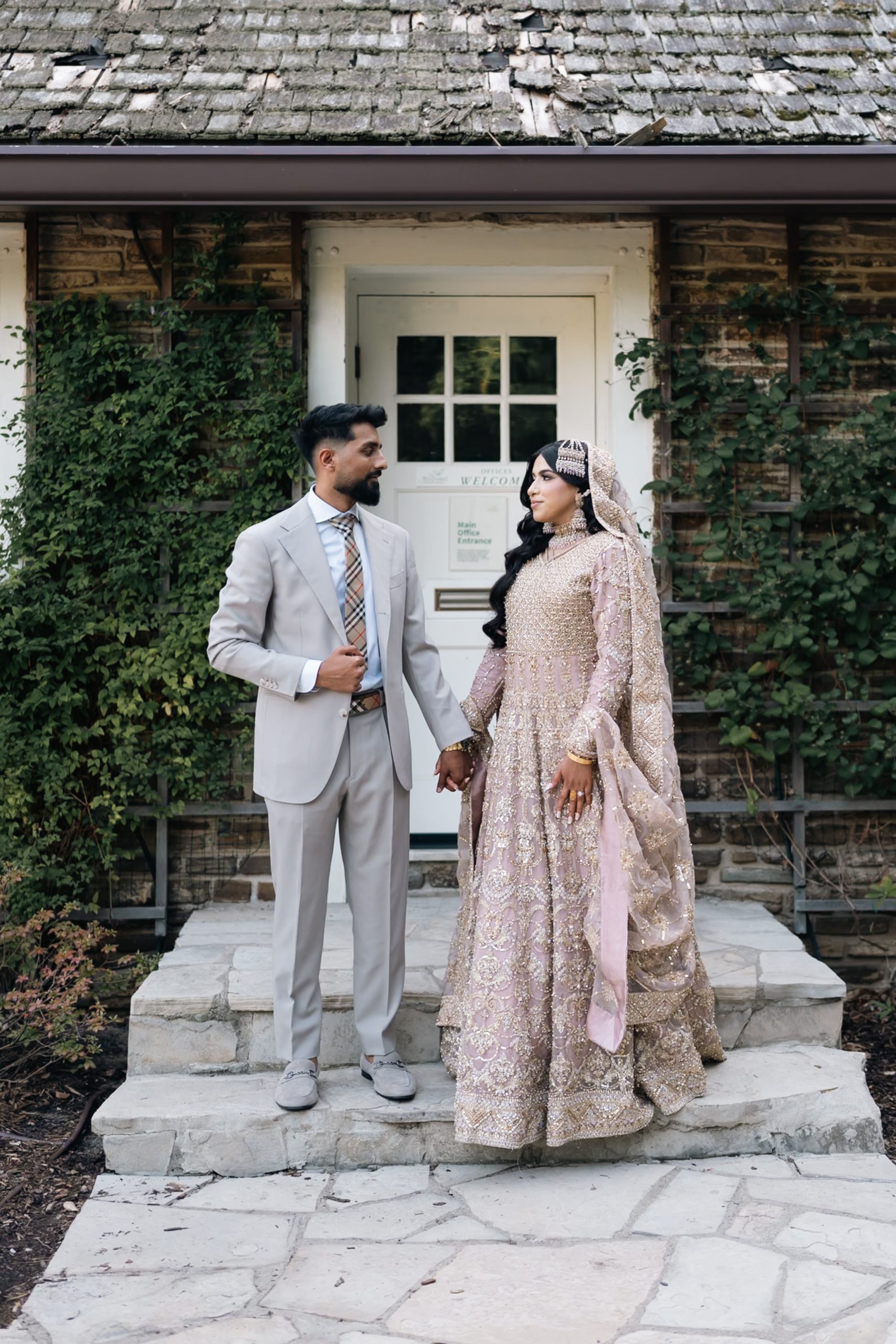 Bride and Groom in Oakville